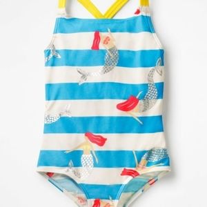 NWT Mini Boden Mermaid Swim Suit 11-12y